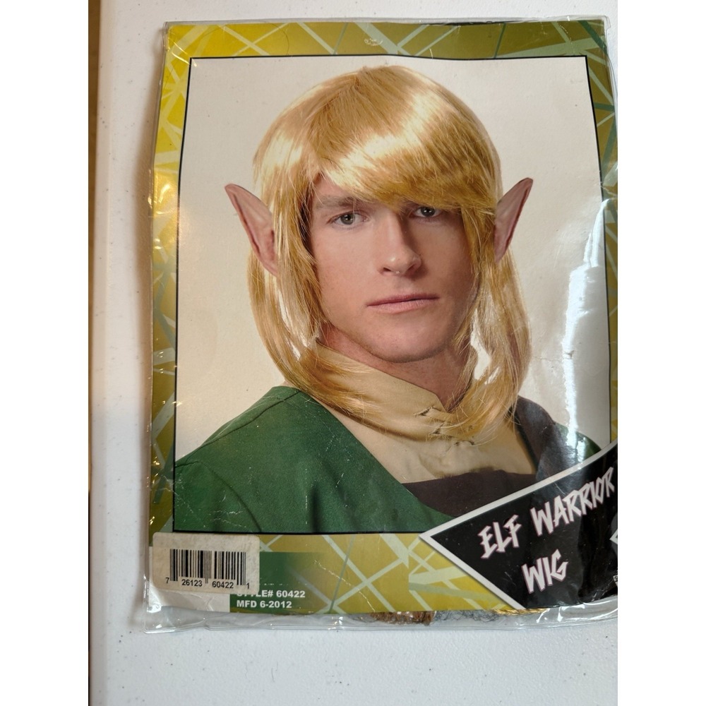 Charades Elf Warrior Link Legend of Zelda Wig Halloween‎ Costume Accessory 60422